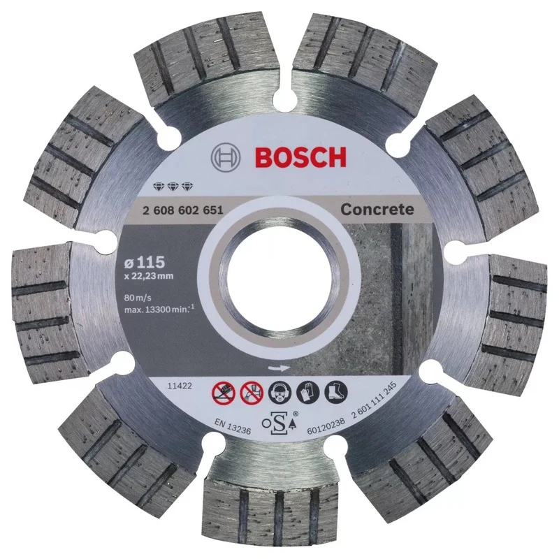 BOSCH DIAMOND DISC SEGMENTED CONCRETE 115MM 602651